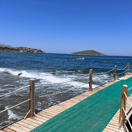 Gumuslukte Ozel Plajli Ve Havuzlu Mustakil Yazlik Vila *